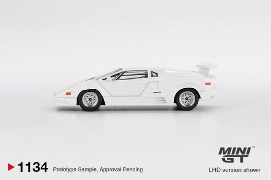 MGT01134 Lamborghini Countach 25th Anniversary White - MiniGT 1:64