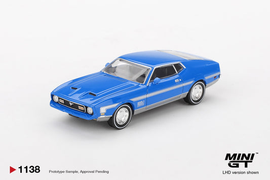 MGT01138 Ford Mustang Mach 1 Grabber Blue