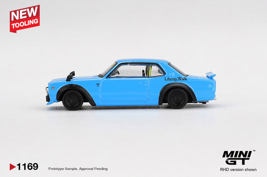 MGT01169 BL Nissan LB Works HAKOSUKA Baby Blue