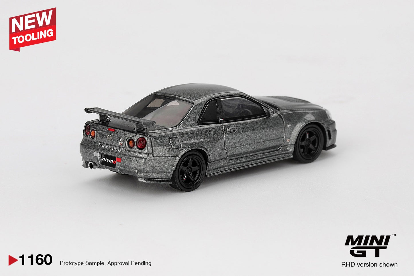 MGT01160 BL Nissan Skyline GT-R Dark Metal Gray (NISMO BNR34 CRS Version)