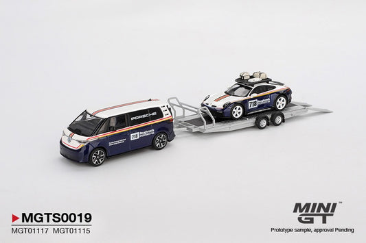 MGTS0019 Porsche 911 Dakar #718 / Volkswagen ID. Buzz Porsche Centrum Gelderland Roughroads Set