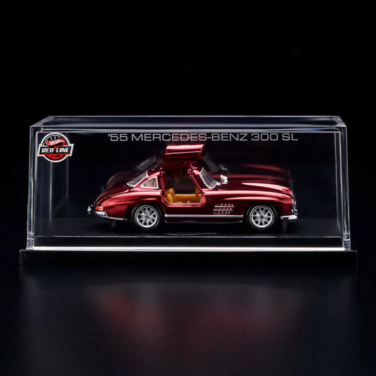 Red Oxblood 1955 Mercedes Benz 300 SL RLC