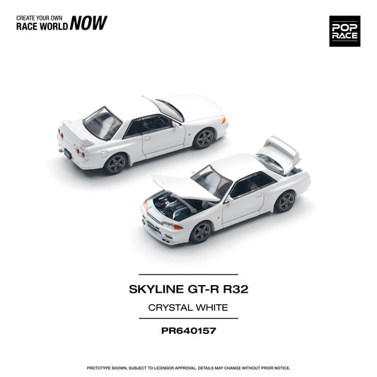 PR640157 GT-R R32 CRYSTAL WHITE
