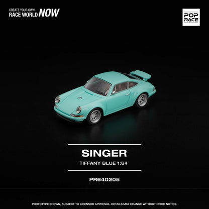 PR640205 SINGER 964 TIFFANY BLUE - Pop Race 1:64