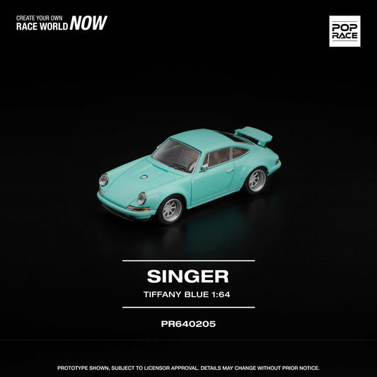 PR640205 SINGER 964 TIFFANY BLUE - Pop Race 1:64