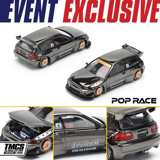 PR640208 Malaysia TMCS 2025 Exclusive Pandem Civic EG6 Dark Chrome