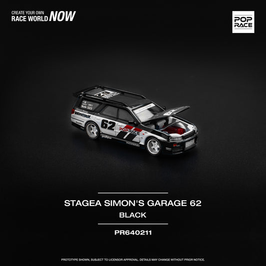 PR640211 STAGEA SIMON'S GARAGE 62 BLACK