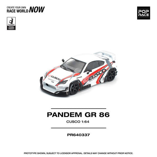 PR640337 PANDEM GR86 - CUSCO - Pop Race 1:64