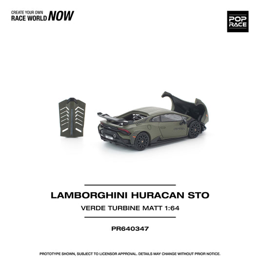 PR640347 LAMBORGHINI HURACAN STO VERDE TURBINE MATT