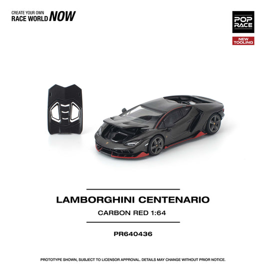 PR640436 LAMBORGHINI CENTENARIO CARBON RED