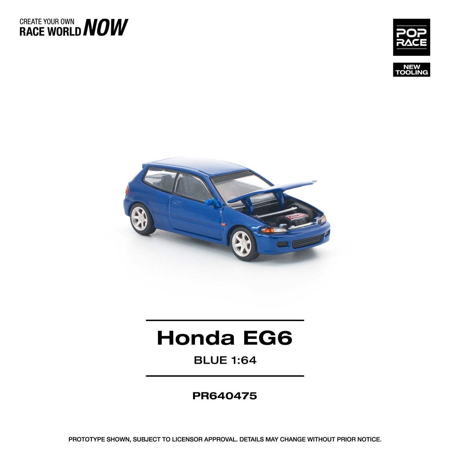 PR640475 HONDA CIVIC (EG6) CAPTIVA BLUE NEW TOOLING