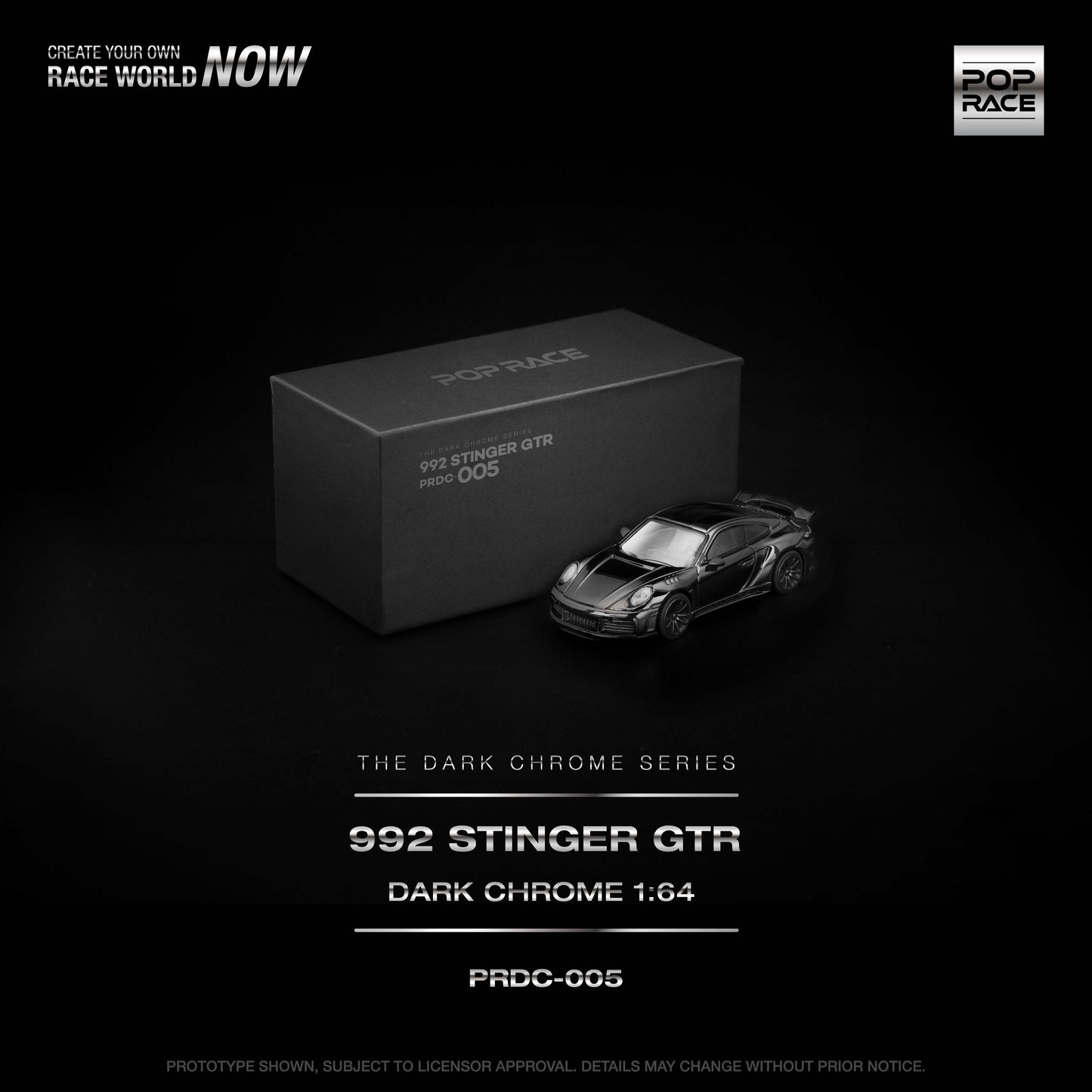 PRDC005 992 STINGER GTR DARK CHROME