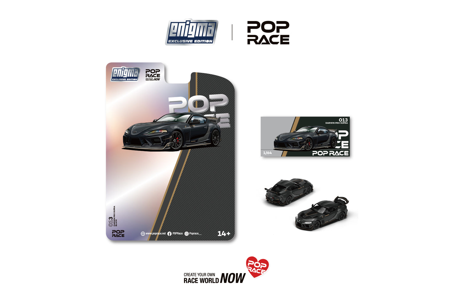 PRE013 DARWIN PRO 66G NWB SUPRA (A90) – MIDNIGHT BLACK
