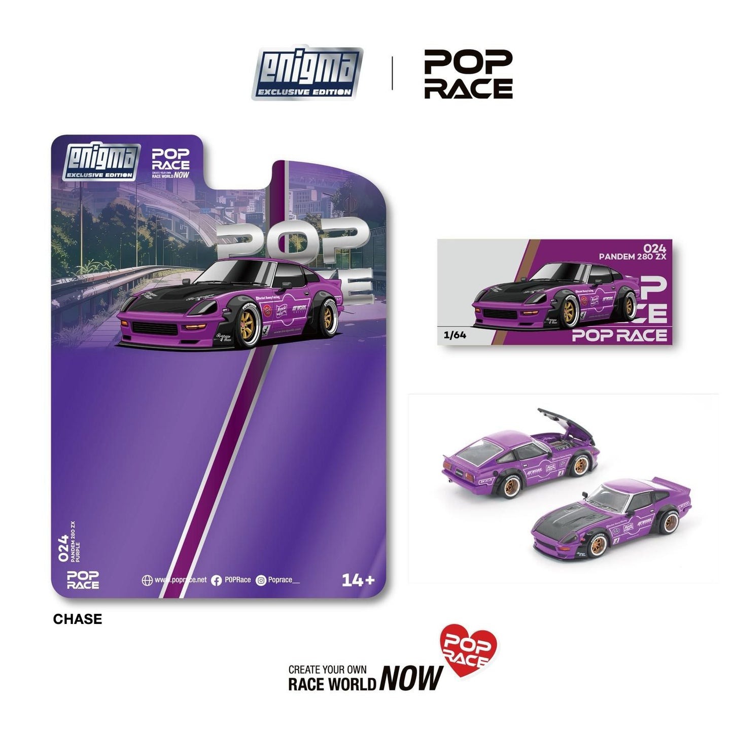 PRE024 Pandem 280ZX Purple