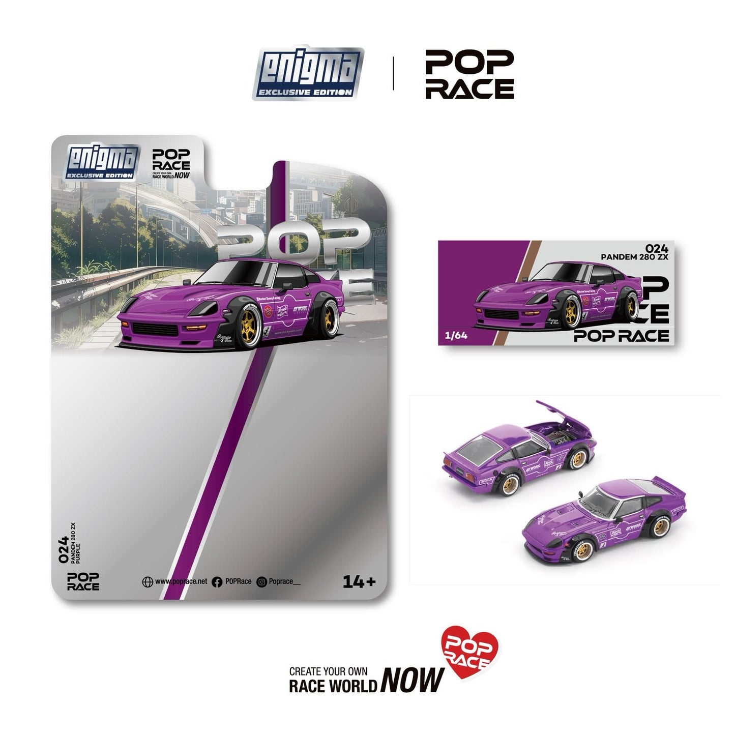 PRE024 Pandem 280ZX Purple