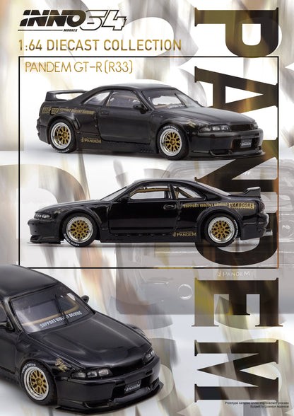 IN64-R33P-BLA PANDEM GT-R (BCNR33) Black