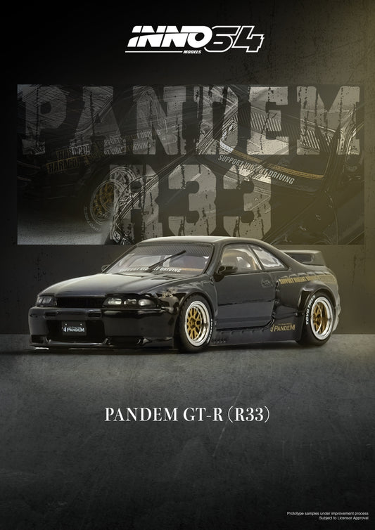 IN64-R33P-BLA PANDEM GT-R (BCNR33) Black
