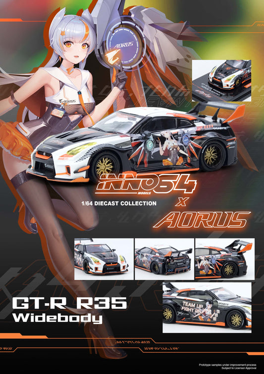 IN64-R35LB-AORUS GT-R R35 Silhouette