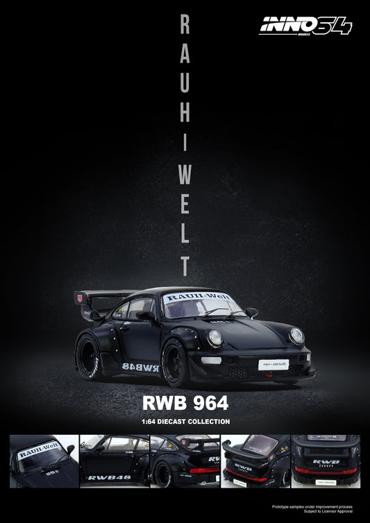IN64-RWB964-BM RWB 964 Black Matt