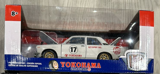 1:24 Datsun 510 Yokohama White Auto-Japan S31