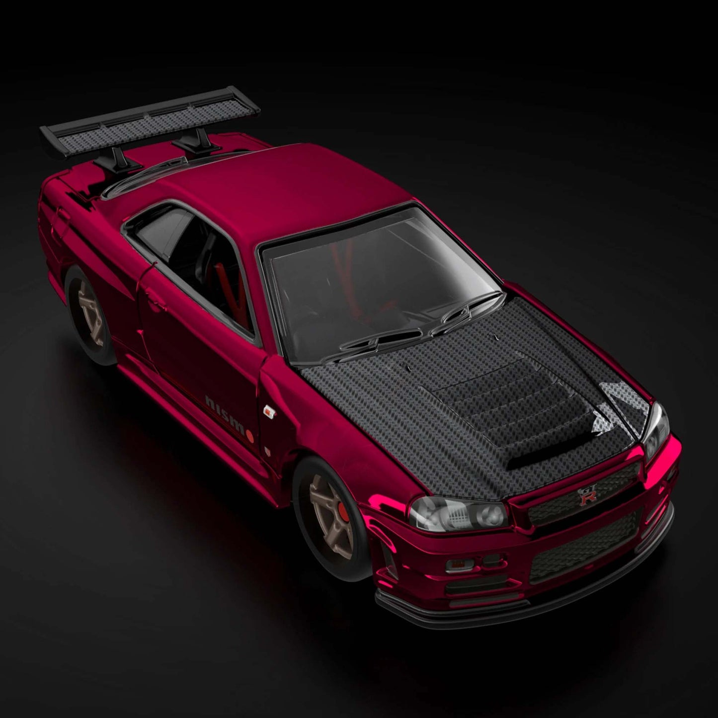 2024 Selections Red Nissan Skyline GTR BNR34