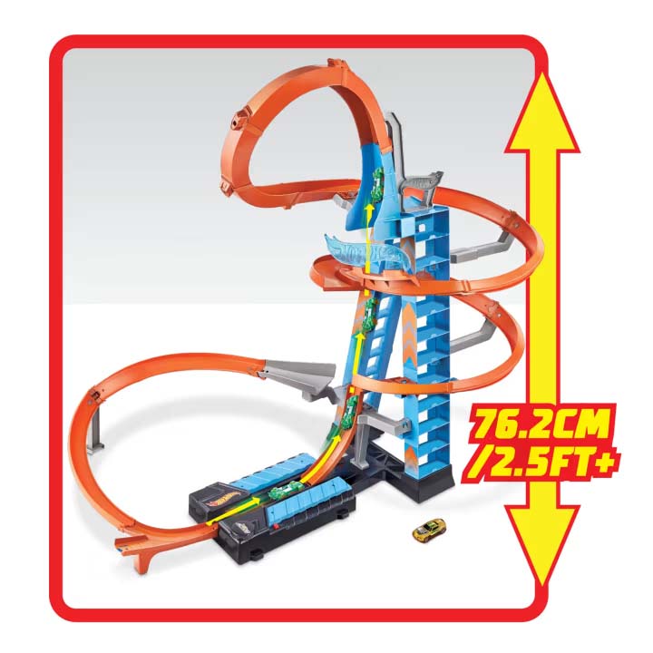 GJM76 Hot Wheels Stunt Tracks - Sky Crash Tower