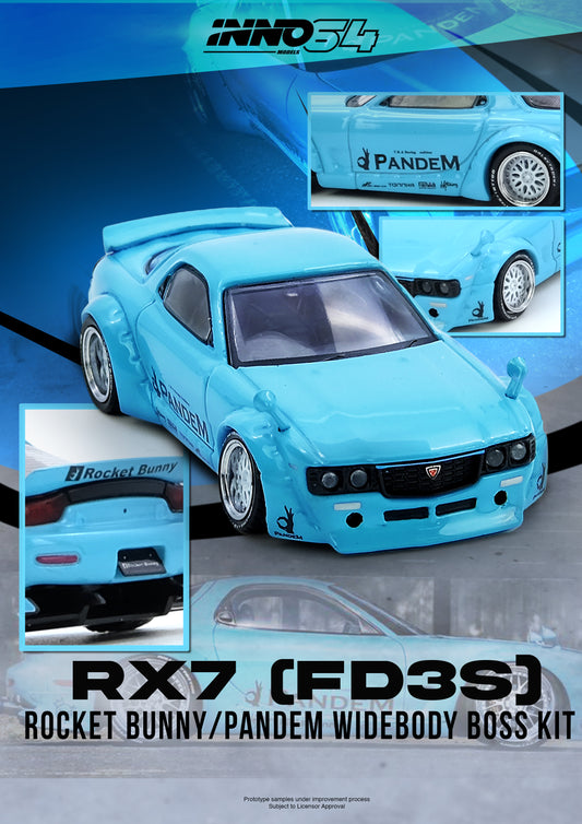 IN64-RX7FDP-TIFBLU PANDEM ROCKET BUNNY RX7 (FD3S) Tiffany Blue