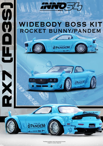 IN64-RX7FDP-TIFBLU PANDEM ROCKET BUNNY RX7 (FD3S) Tiffany Blue