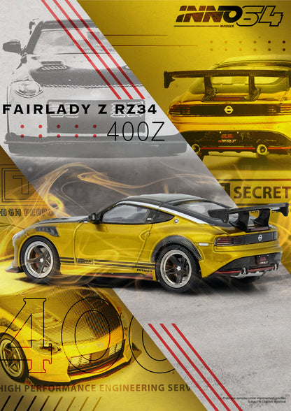 IN64-400ZTS-GOLD TOP SECRET FAIRLADY Z (RZ34) Gold