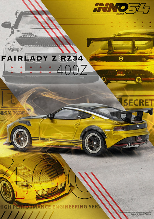 IN64-400ZTS-GOLD TOP SECRET FAIRLADY Z (RZ34) Gold