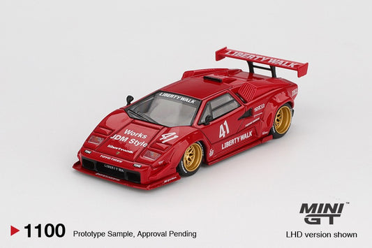MGT01100-BL Lamborghini Countach LB-WORKS Red