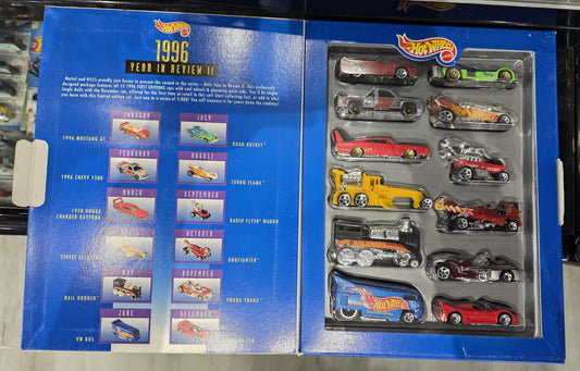Hot Wheels Hills Exclusive 1996 Year In Review II Complete 12 Car Set
