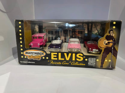 Matchbox Collectibles Elvis Presley Favorite Car Collection 4 Car Diecast Set