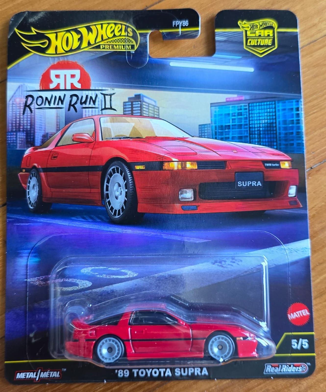 JBK90 89 Toyota Supra A70 – Ronin Run II – Hot Wheels