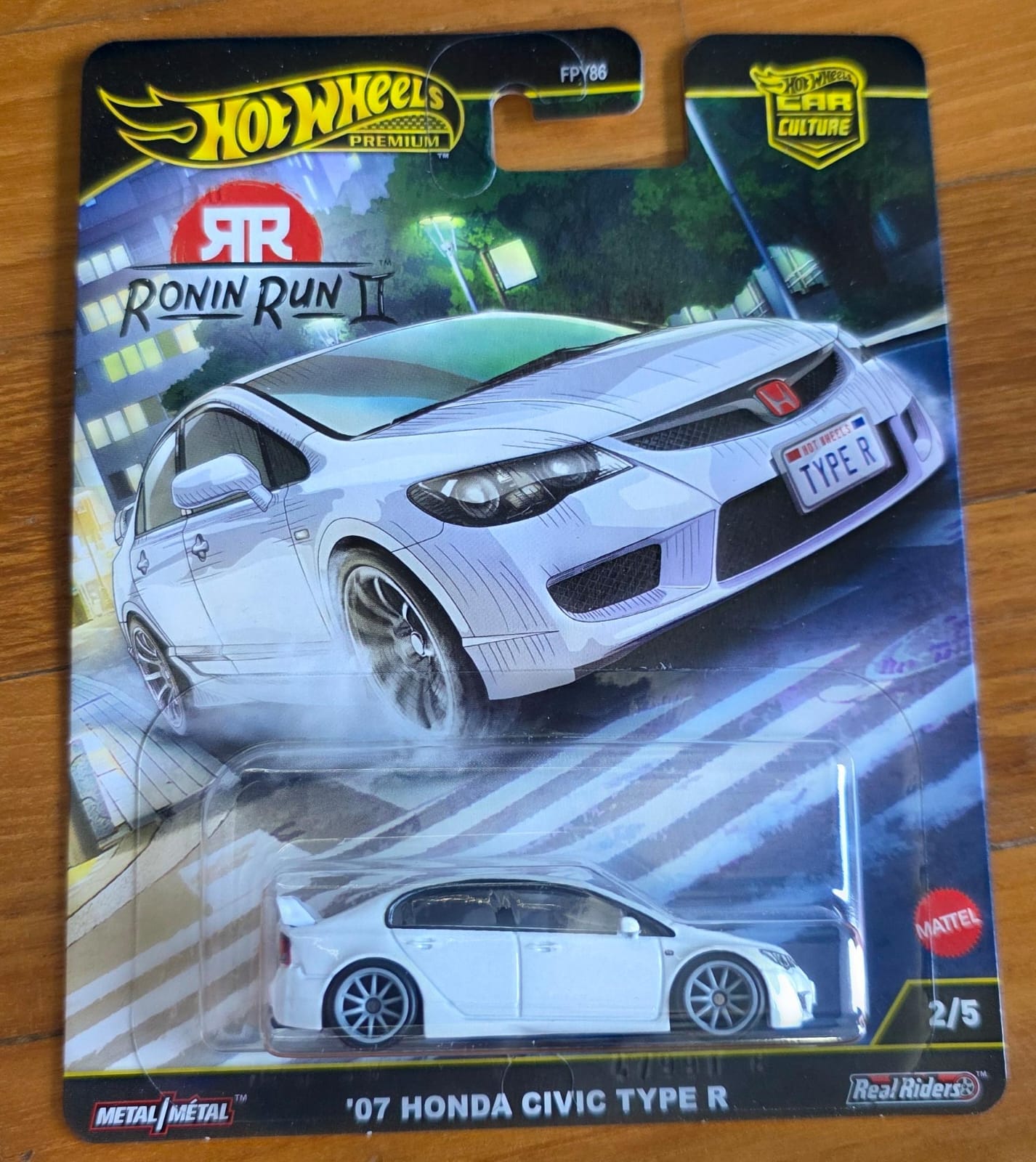 JBK53 07 Honda Civic FD2 Type-R – Ronin Run II – Hot Wheels
