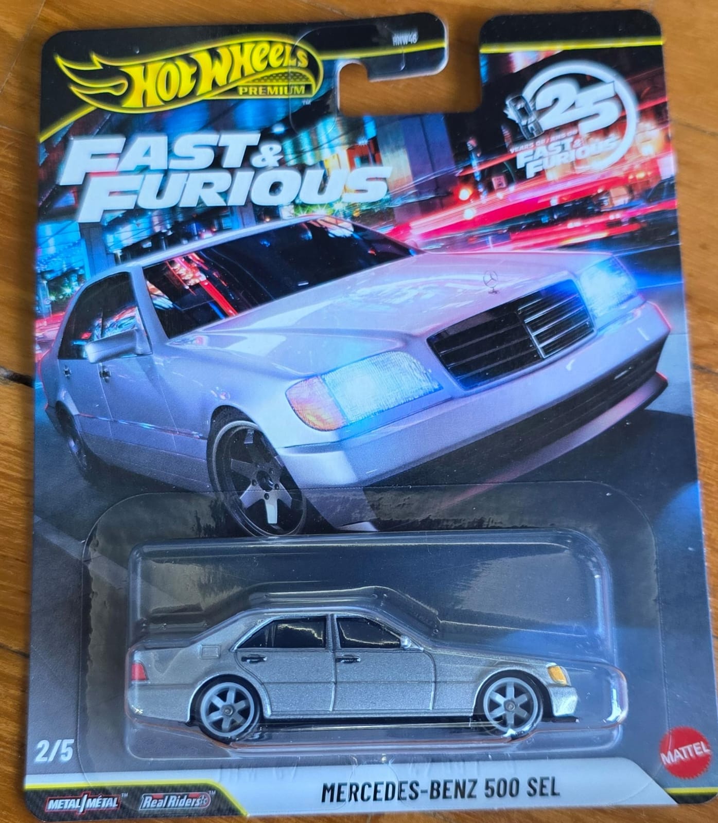 JHW67 Mercedes-Benz 500 SEL – Fast & Furious 25th Anniversary – Hot Wheels