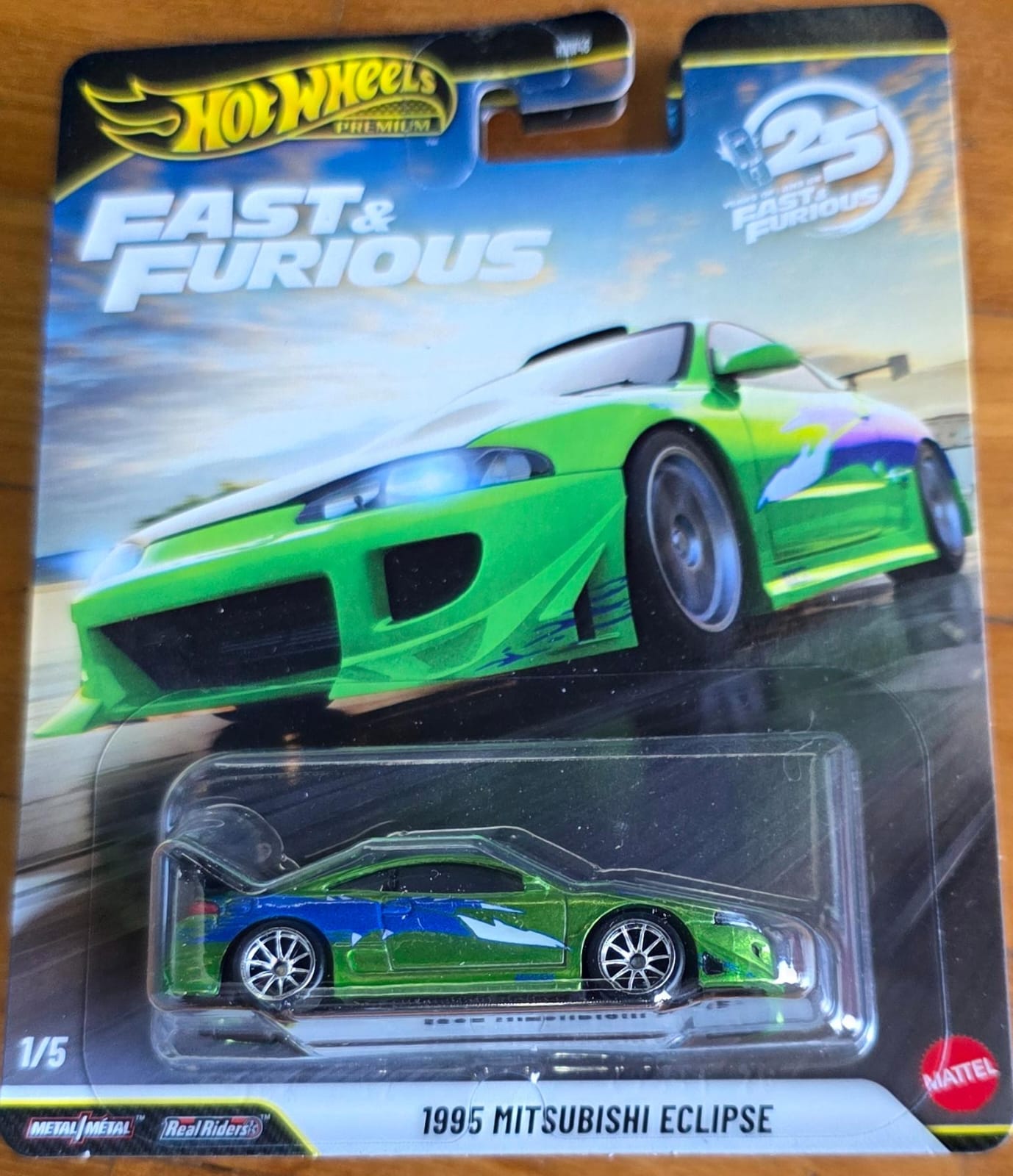 JHW68 1995 Mitsubishi Eclipse 1 Chrome Green – Fast & Furious 25th Anniversary – Hot Wheels
