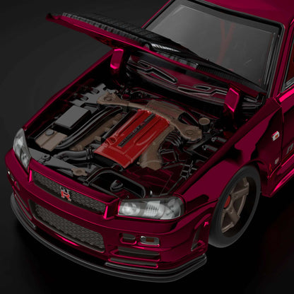 2024 Selections Red Nissan Skyline GTR BNR34