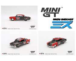 MGT00874 Lincoln Capri Hot Rod 1954 'Shadow Puppet' / Blister Packing MINI GT x MIZU Diecast 2024