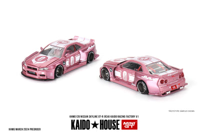 KHMG128 NISSAN SKYLINE GT-R (R34) KAIDO RACING FACTORY V1 - PINK