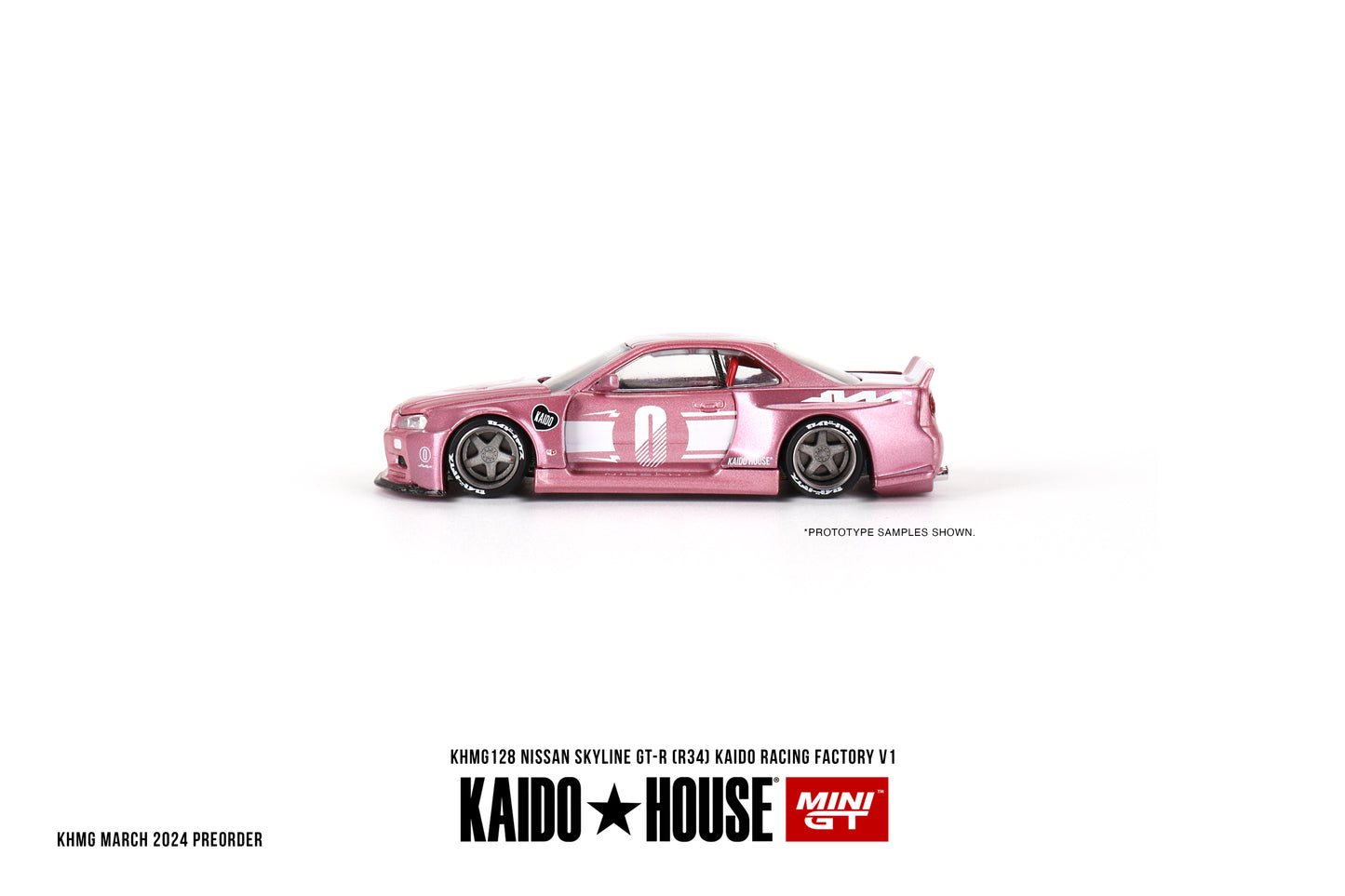 KHMG128 NISSAN SKYLINE GT-R (R34) KAIDO RACING FACTORY V1 - PINK