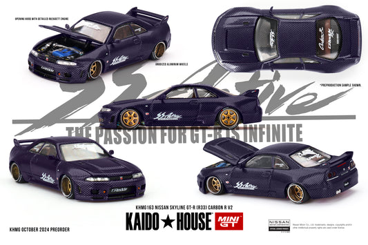 KHMG163 Nissan Skyline GT-R (R33) Active Carbon R V2