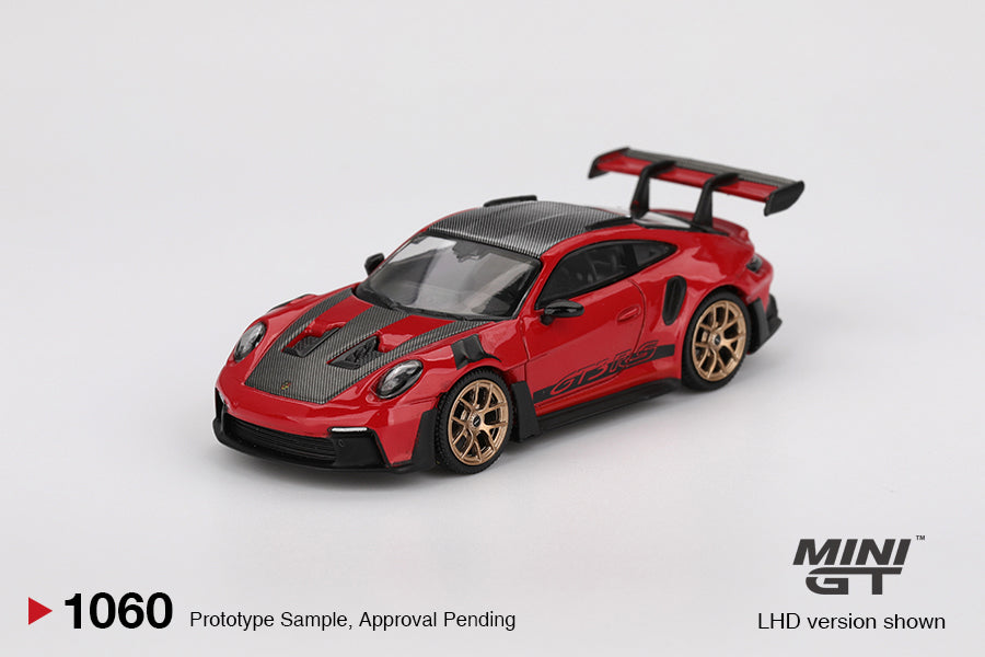 MGT01060 BL Porsche 911 (992) GT3 RS Weissach Package Guards Red - MiniGT 1:64