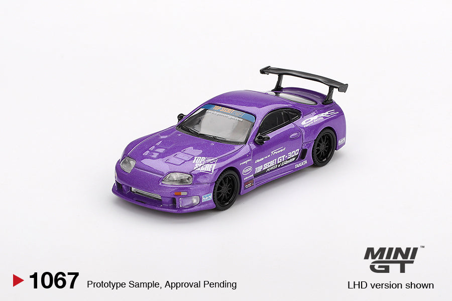 MGT01067 BL Toyota Supra (A80) Top Secret GT-300 Top Secret Purple - MiniGT 1:64