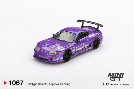 MGT01067 BL Toyota Supra (A80) Top Secret GT-300 Top Secret Purple - MiniGT 1:64
