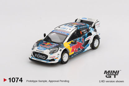 MGT01074 BX-L Ford Puma Rally1 #16 M-Sport Ford WRT 2024 Rally Finland 3rd Place - MiniGT 1:64