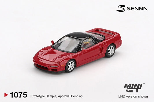 MGT01075 BX-L Honda NS-X Prototype Midship Sports 1989 Ayrton Senna w/ Figure - MiniGT 1:64