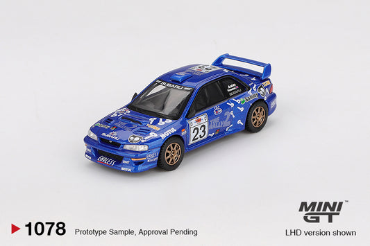 MGT01078 BX-L Subaru Impreza WRC99 #23 2000 Acropolis Rally - MiniGT 1:64