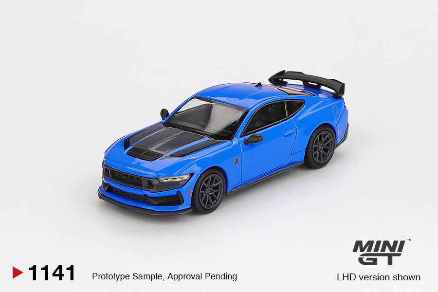 MGT01141 BX-R Ford Mustang Dark Horse 2024 Grabber Blue - MiniGT 1:64