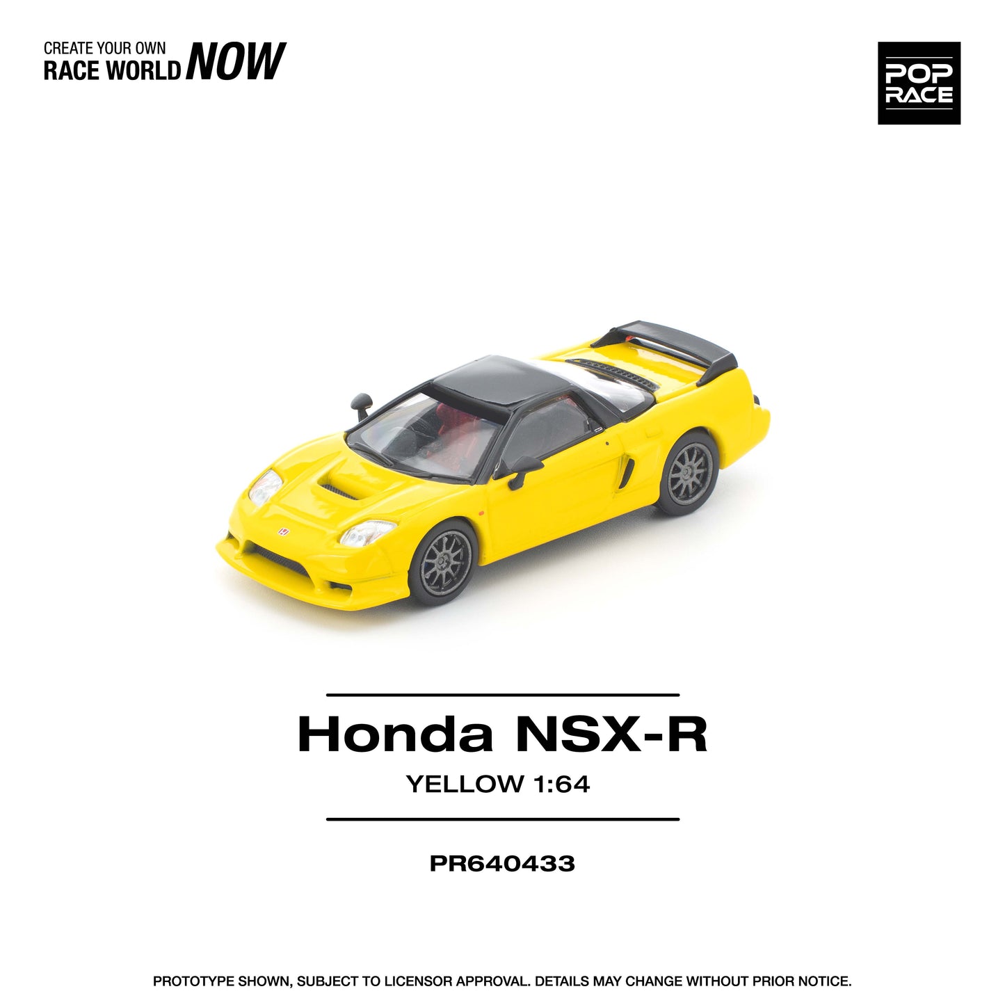 PR640433 HONDA NSX-R YELLOW